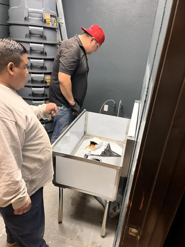 Commercial plumbing and sink installation in Point O'Rocks
